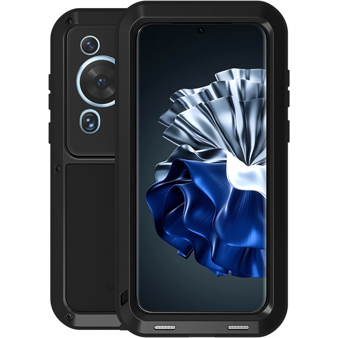 Gepanzerte Handyhülle für Huawei P60, Love Mei Powerful, Schwarz