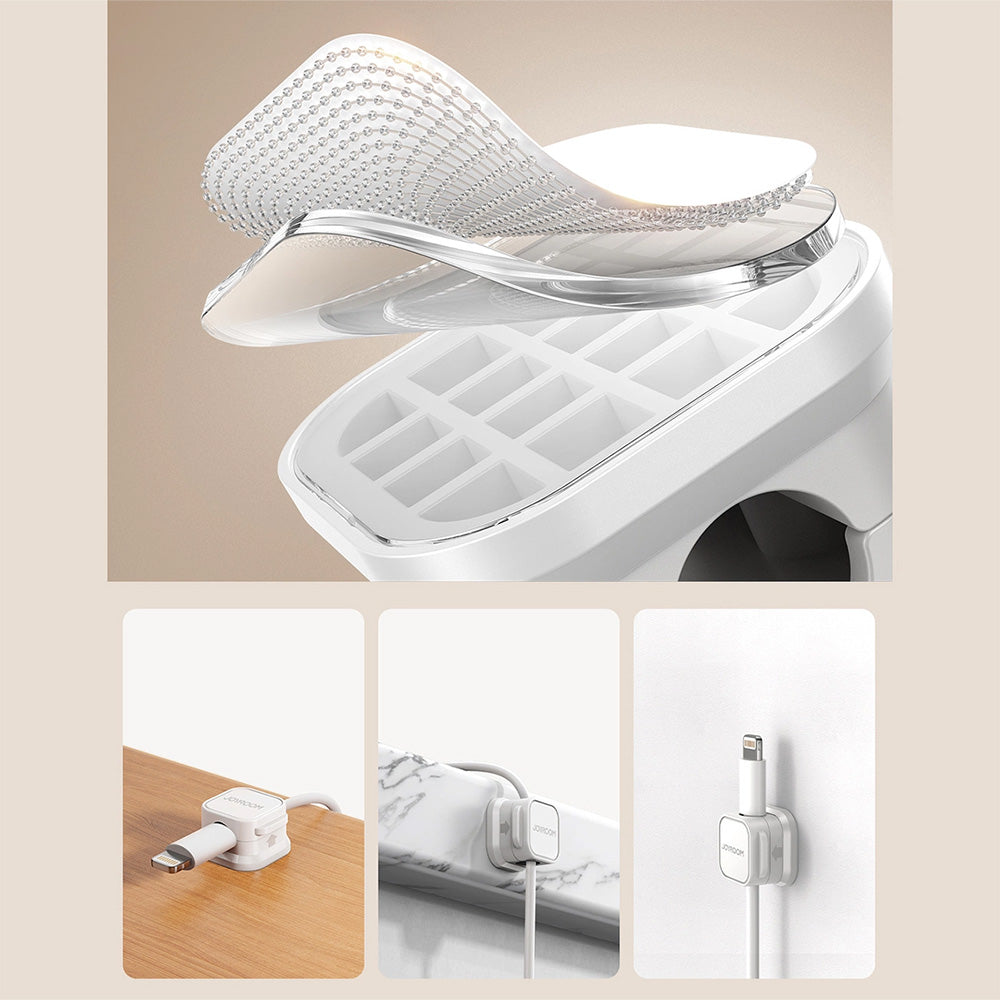 Magnetische Kabelorganizer, Joyroom JR-ZS368, 6 Stück, Weiß