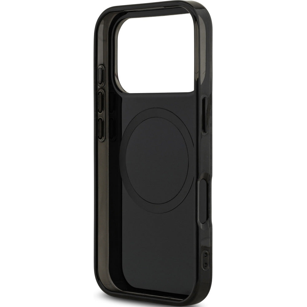 Handyhülle für iPhone 18 Pro / 17 Pro, Mercedes AMG IML Double Layer Rhombs mit MagSafe, Durchscheinend-Schwarz (7/8)
