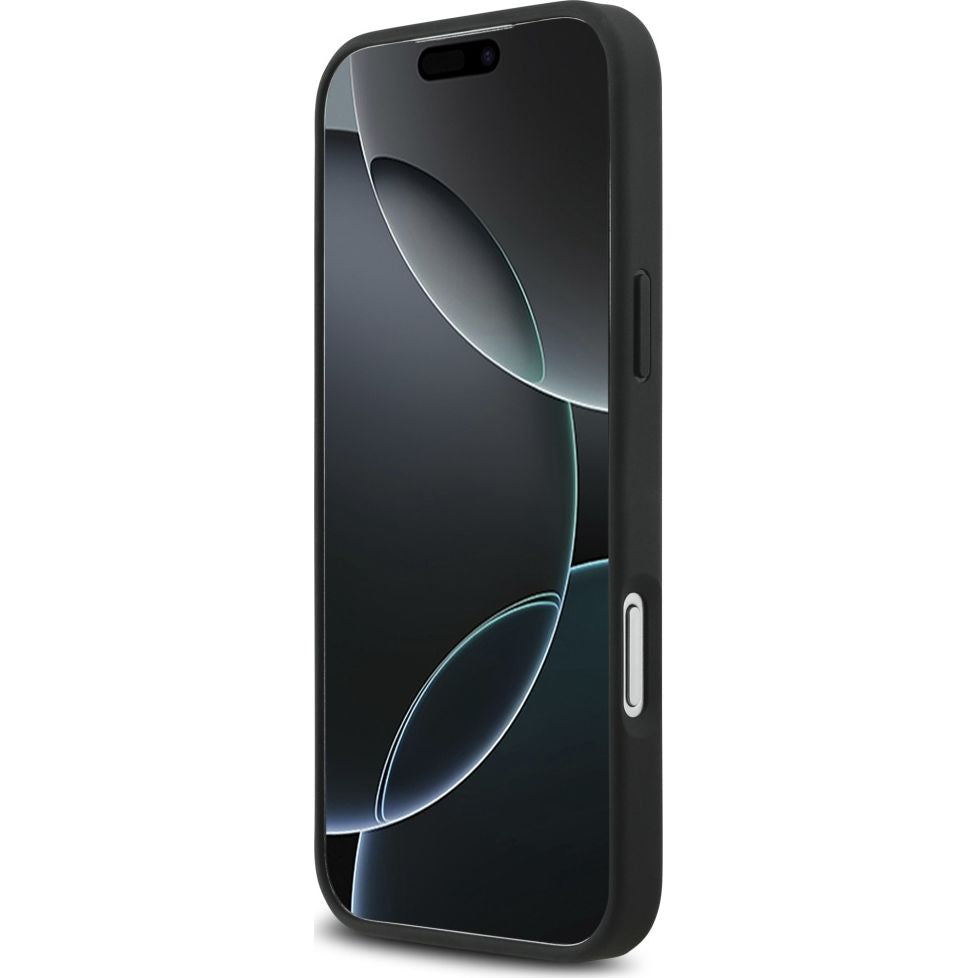 Handyhülle für iPhone 17 Pro Max, Mercedes-Benz Plain Smooth Leather mit MagSafe, Schwarz