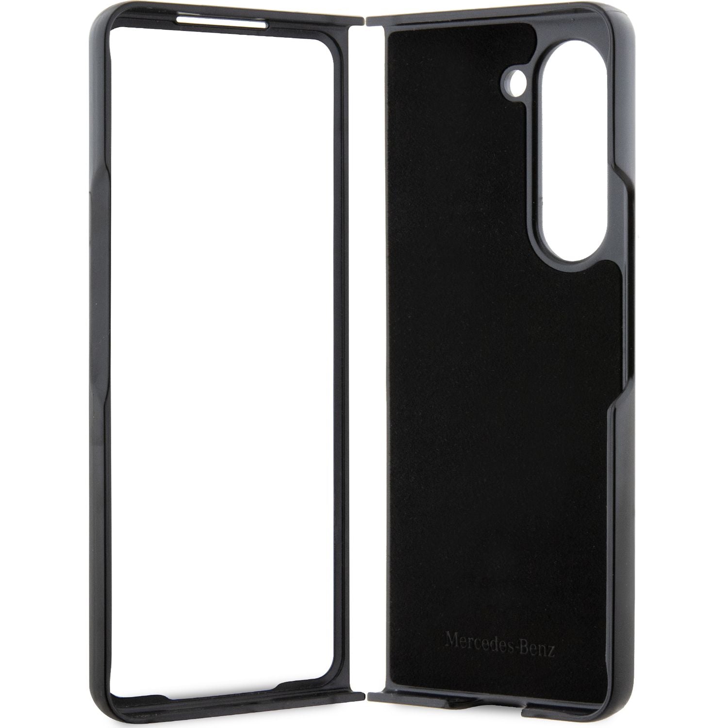 Schutzhülle Mercedes hardcase Leather Urban für Galaxy Z Fold5, Schwarz