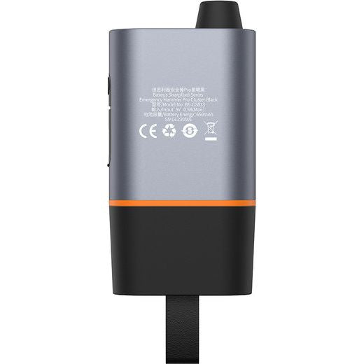 Baseus SharpTool Sicherheitshammer, Schwarz