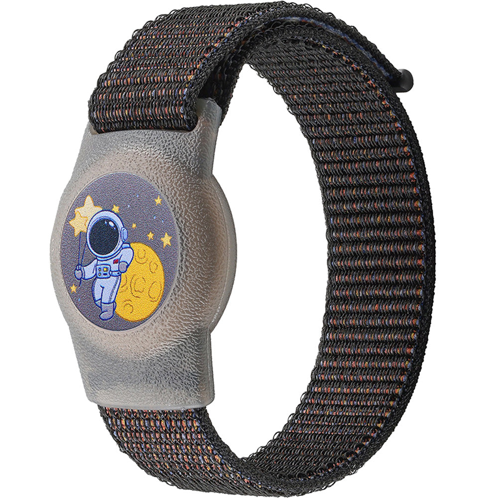 Hülle mit Armband für Apple AirTag, Mobile Origin AirTag Strap, Schwarz