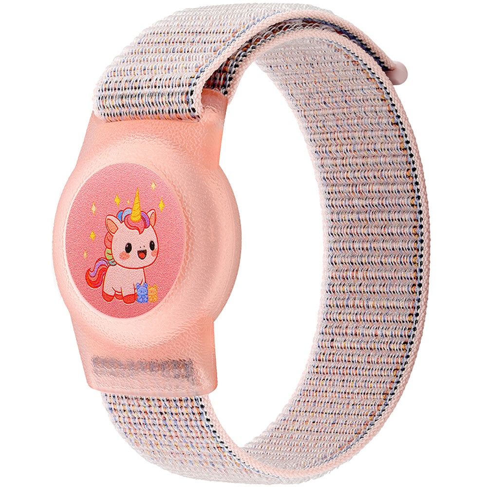 Hülle mit Armband für Apple AirTag, Mobile Origin AirTag Strap, Rosa