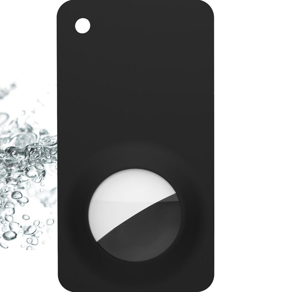 Schutzhülle für Apple AirTag, Mobile Origin AirTag Wallet Card, Schwarz
