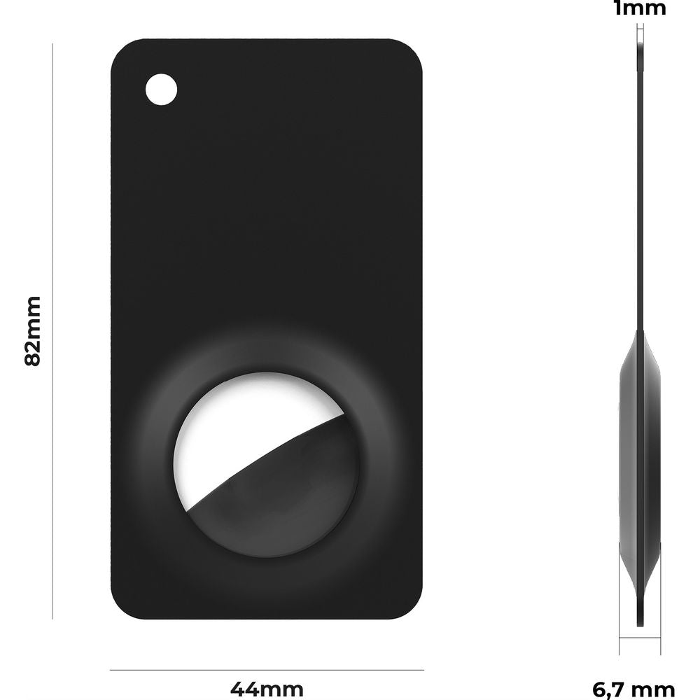 Schutzhülle für Apple AirTag, Mobile Origin AirTag Wallet Card, Schwarz