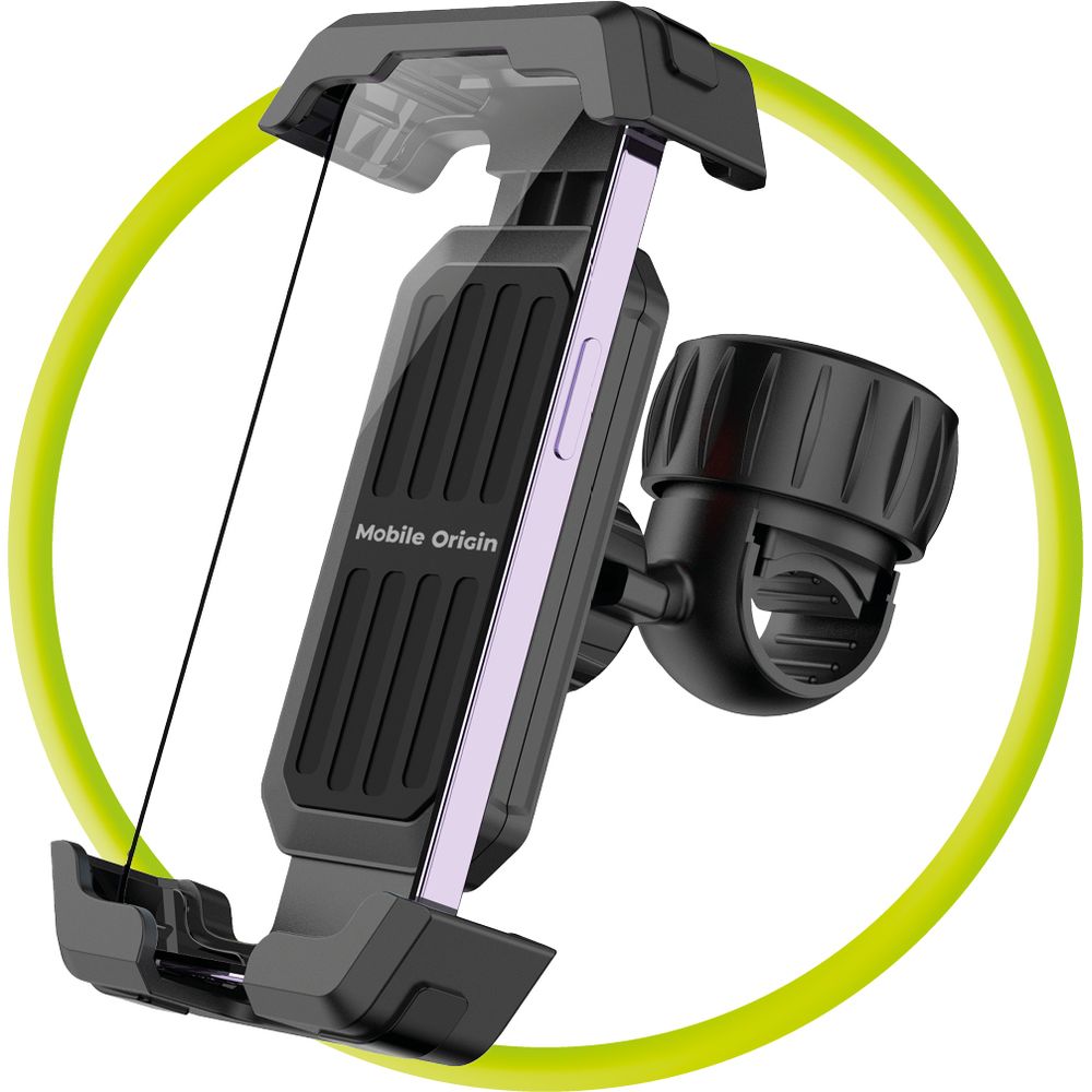 Fahrrad-/Motorradhalterung für Handy am Lenker, Mobile Origin Bike Phone Holder B1, Schwarz