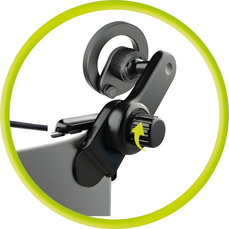 Magnetische Autohalterung für die Ecke des Bildschirms mit MagSafe, Mobile Origin MO20, Schwarz