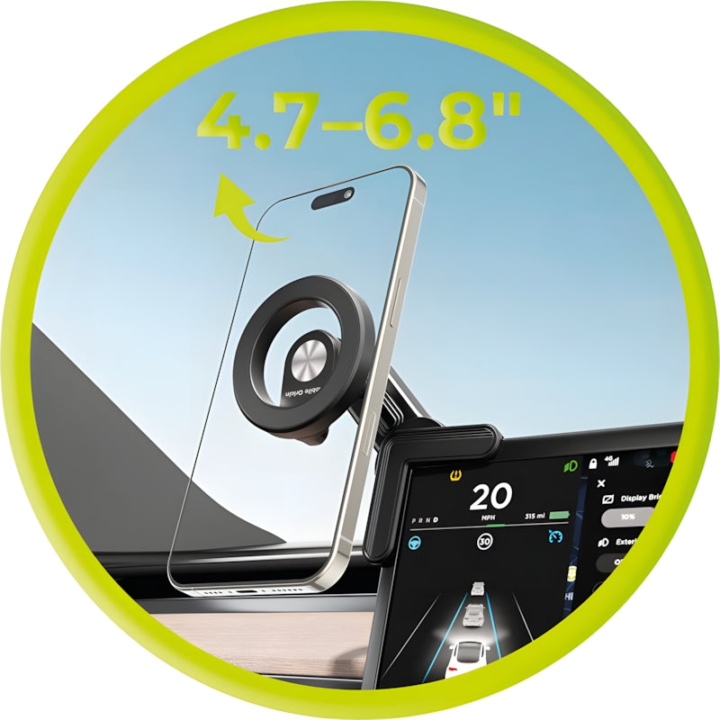 Magnetische Autohalterung für die Ecke des Bildschirms mit MagSafe, Mobile Origin MO20, Schwarz