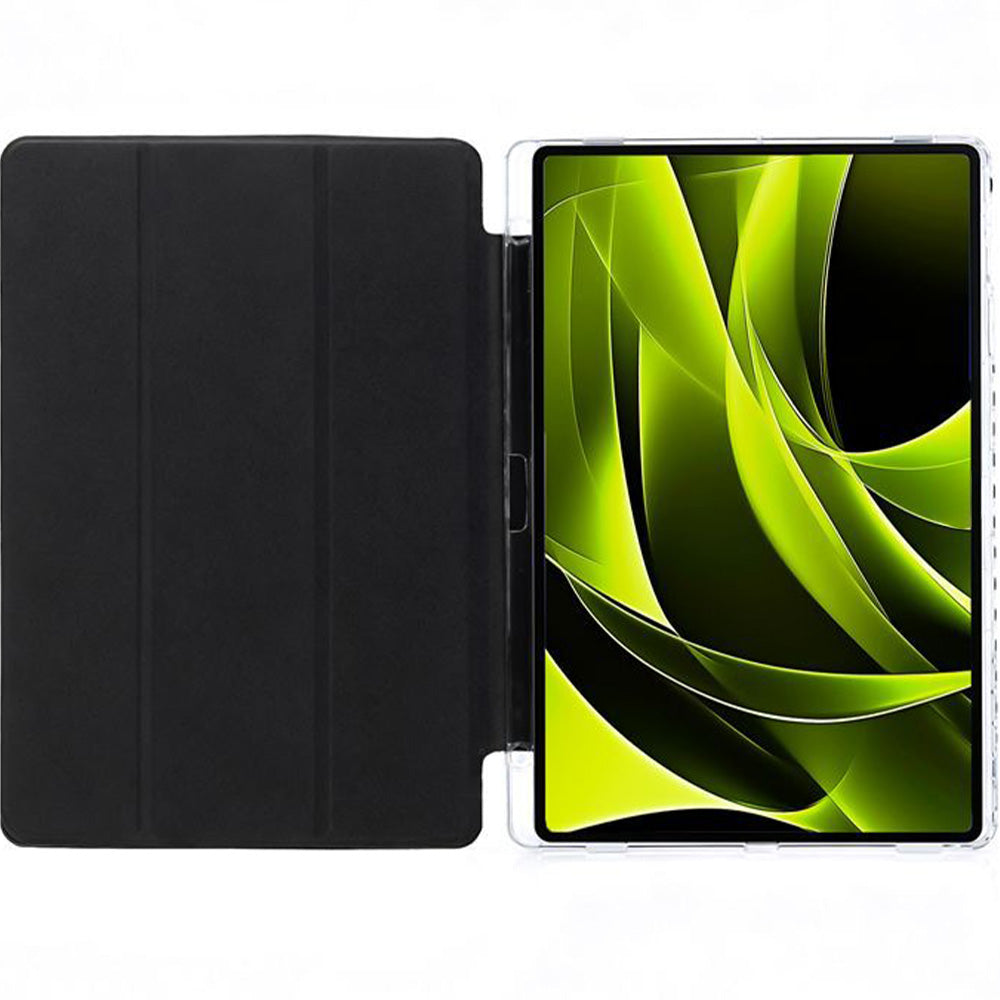 Schutzhülle für Galaxy Tab S10 Plus, Mobile Origin Easy Tablet Case, Schwarz-Transparent
