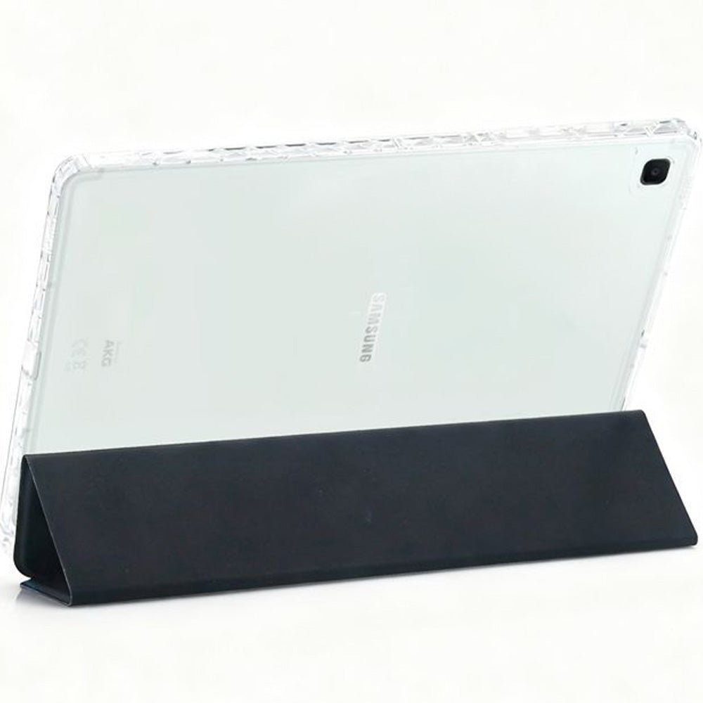 Schutzhülle für Galaxy Tab S6 Lite 2024/2022/2020, Mobile Origin Easy Tablet Case, Schwarz-Transparent
