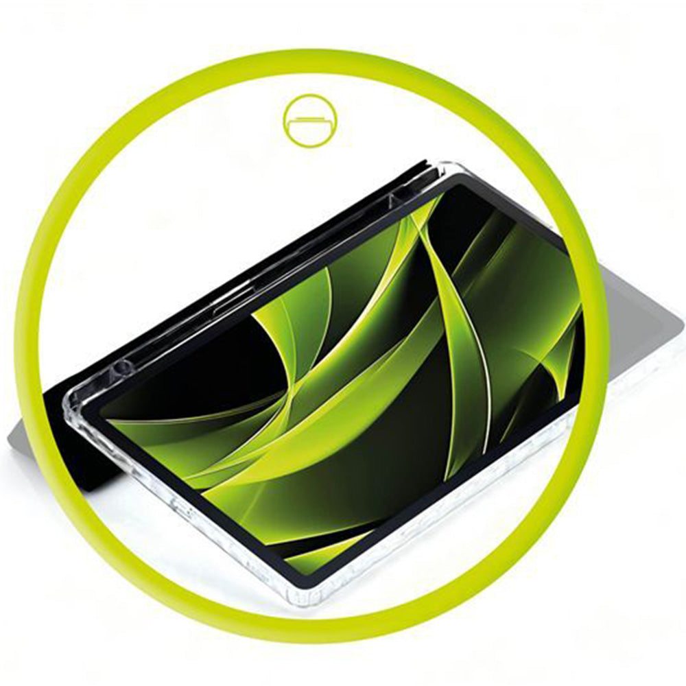 Schutzhülle für Galaxy Tab S6 Lite 2024/2022/2020, Mobile Origin Easy Tablet Case, Schwarz-Transparent