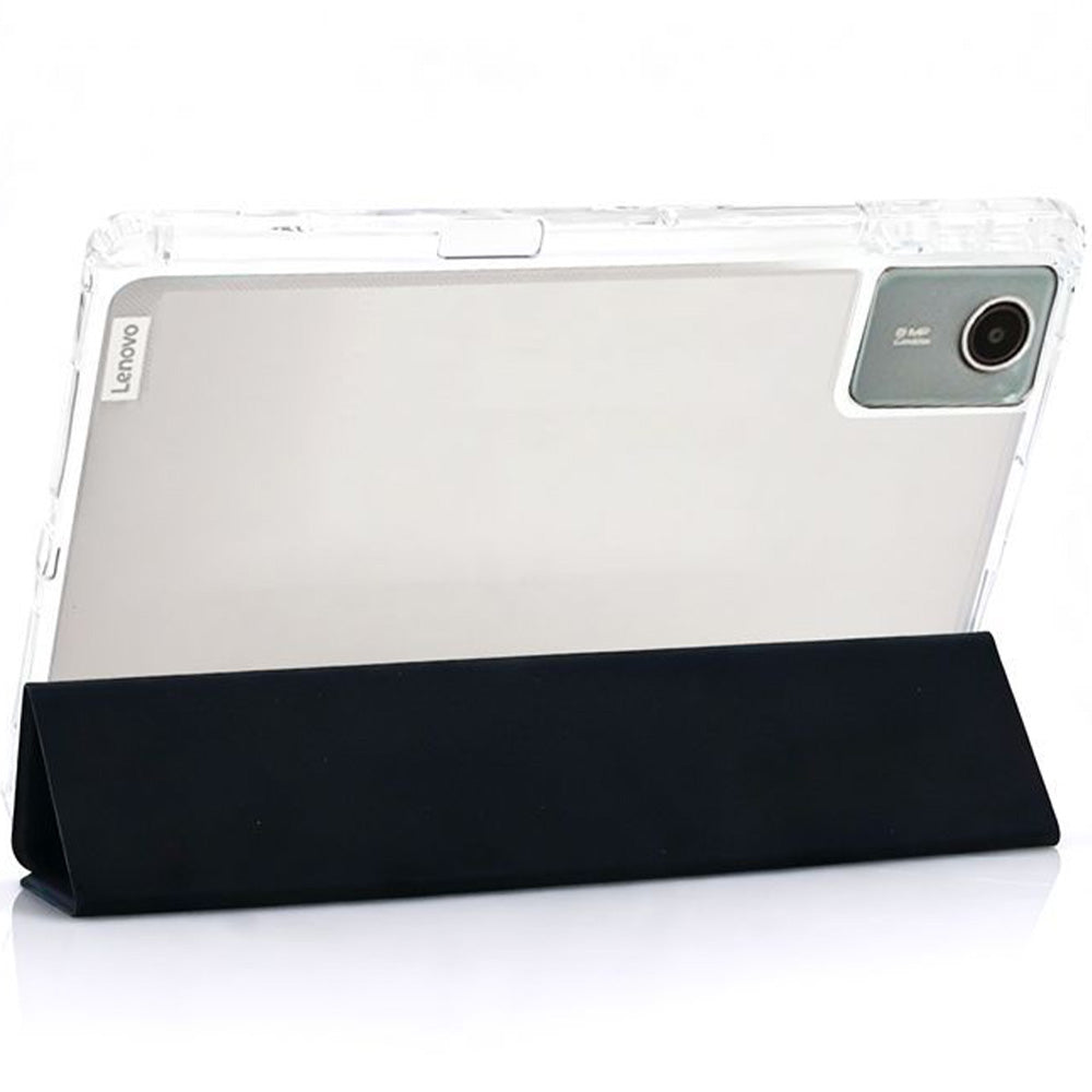 Schutzhülle für Lenovo Tab M11 10,95", Mobile Origin Easy Tablet Case, Schwarz-Transparent