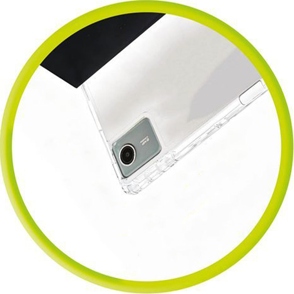 Schutzhülle für Lenovo Tab M11 10,95", Mobile Origin Easy Tablet Case, Schwarz-Transparent