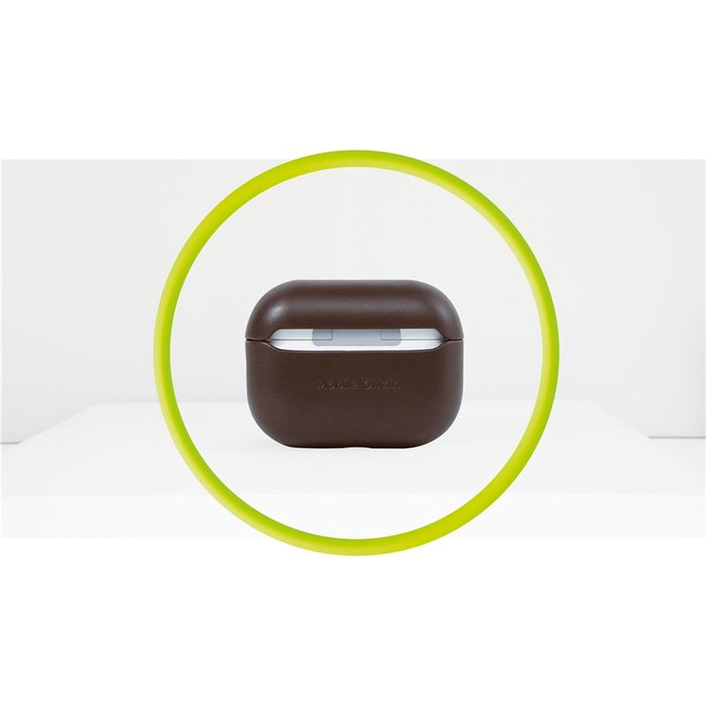 Hülle für AirPods Pro 2, Mobile Origin Leather Case, Braun