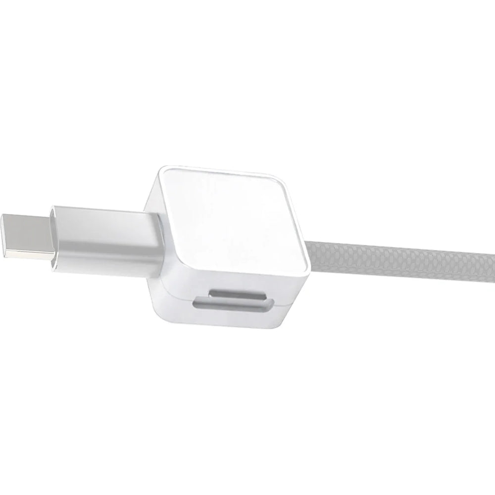 Magnetische Kabelorganizer, Mobile Origin CB8, 6 Stück, Weiß
