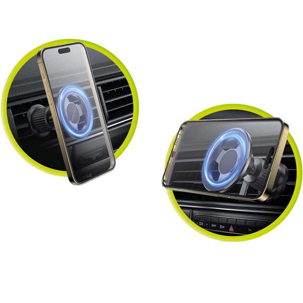 Magnetischer Autohalter für Mobiltelefone für MagSafe Mobile Origin CA10, Schwarz