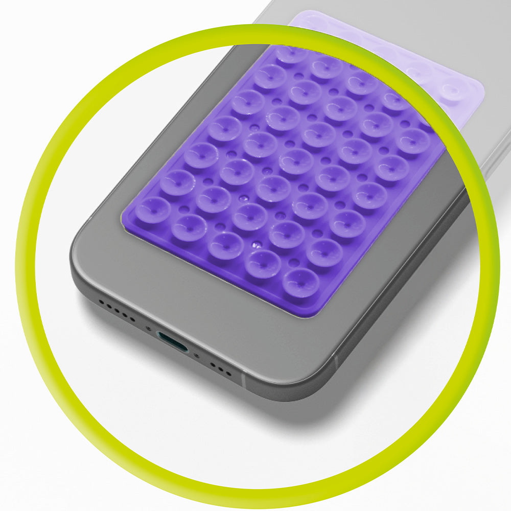 Telefonhalter mit Saugnapf, Mobile Origin Sticker Phone Mount O1, Violett