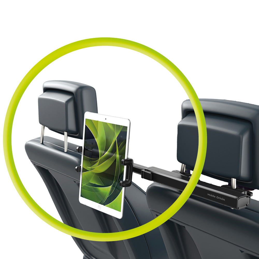 Autohalterung für Kopfstütze für Tablet / Telefon von 4,7" bis 12,9“, Mobile Origin CA17, Schwarz