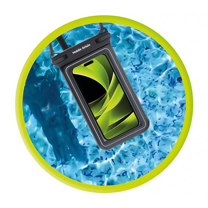 Wasserdichte Hülle Mobile Origin IP68 Waterproof Floating Case für Smartphones bis max. 6,8", Schwarz