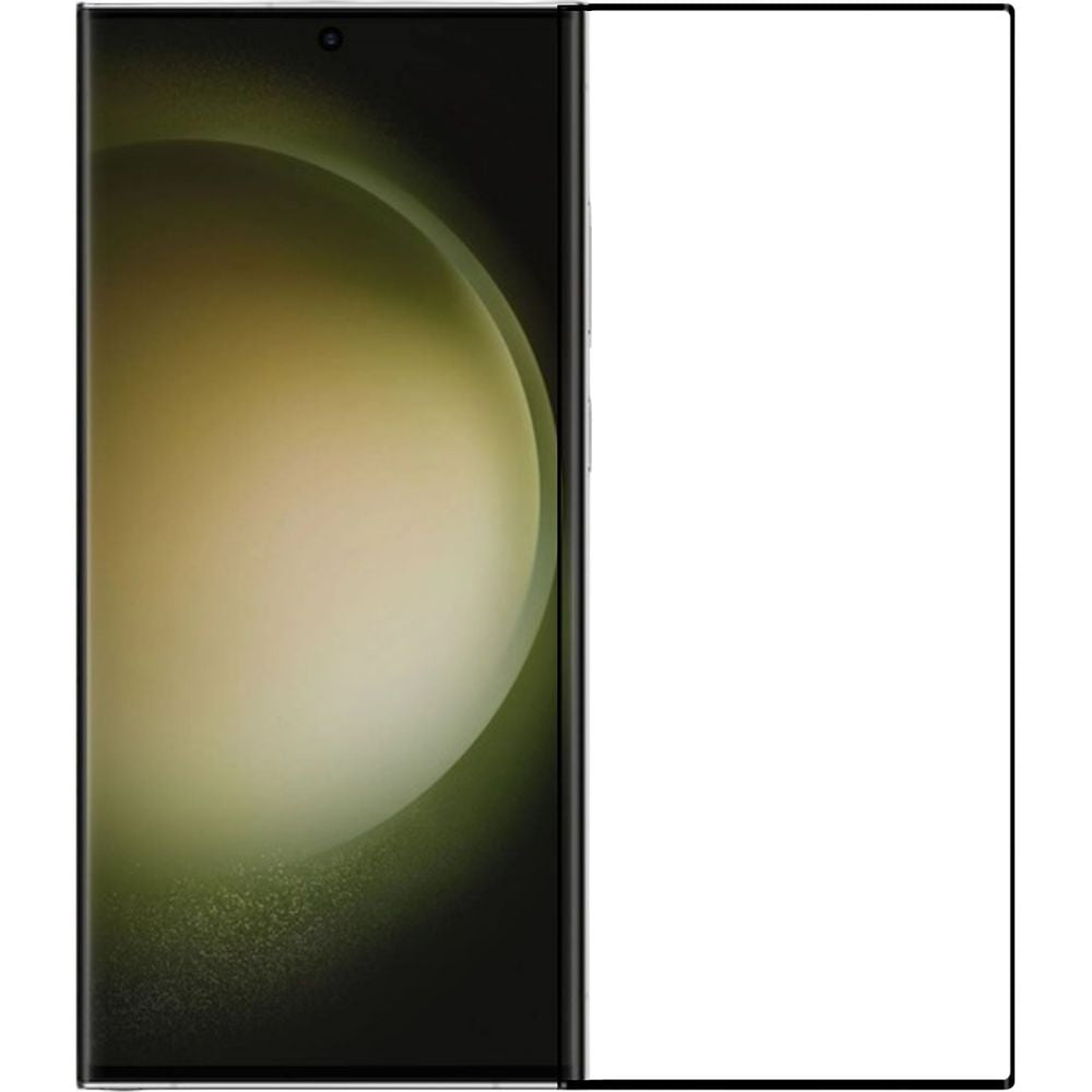 Gehärtetes Glas für Galaxy S24 Ultra, Mocolo 3D AB Full Glue, Schwarzer Rahmen