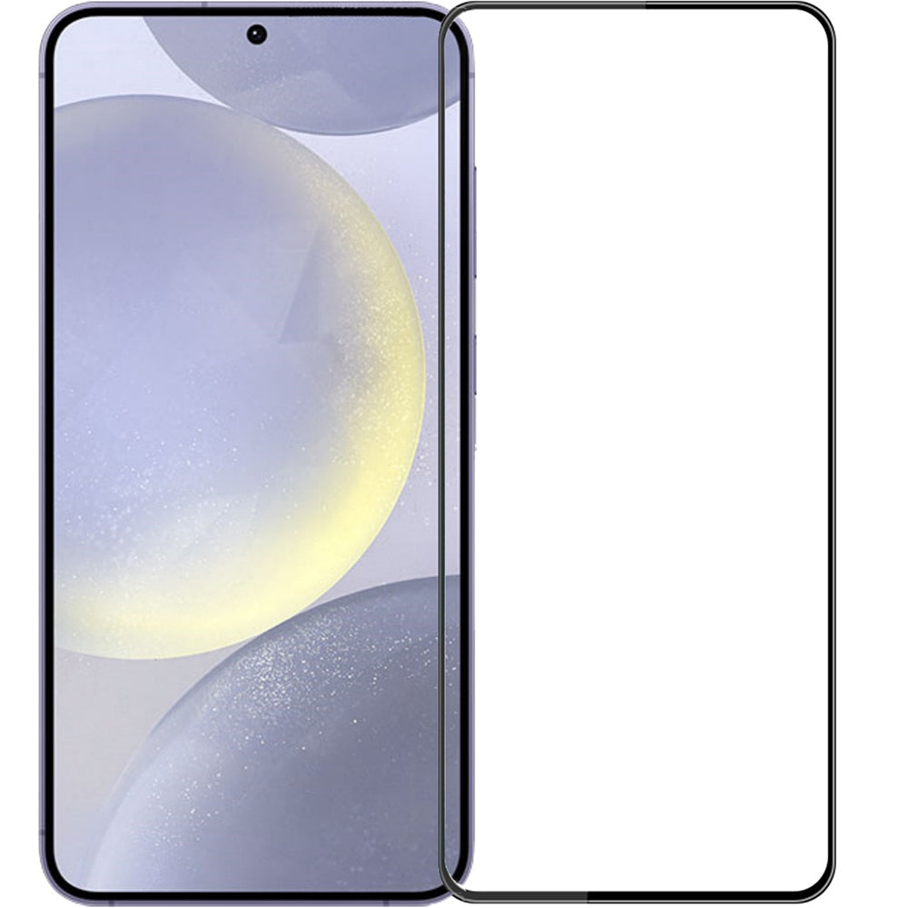 Gehärtetes Glas für Samsung Galaxy S25 Plus, Mocolo TG+ Full Glue, Schwarzer Rahmen
