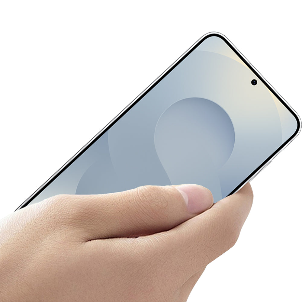 Gehärtetes Glas für Samsung Galaxy S25 Plus, Mocolo TG+ Full Glue, Schwarzer Rahmen
