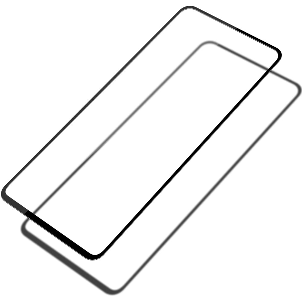 Gehärtetes Glas für Google Pixel 8a, Mocolo TG+ Full Glue, schwarzer Rahmen