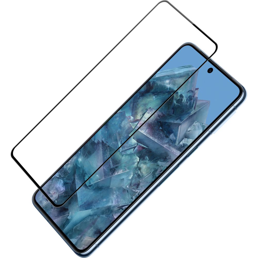 Gehärtetes Glas für Google Pixel 10 Pro XL / 9 Pro XL, Mocolo TG+ Full Glue, Schwarzer Rahmen