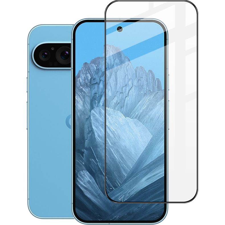Gehärtetes Glas für Google Pixel 10 Pro XL / 9 Pro XL, Mocolo TG+ Full Glue, Schwarzer Rahmen