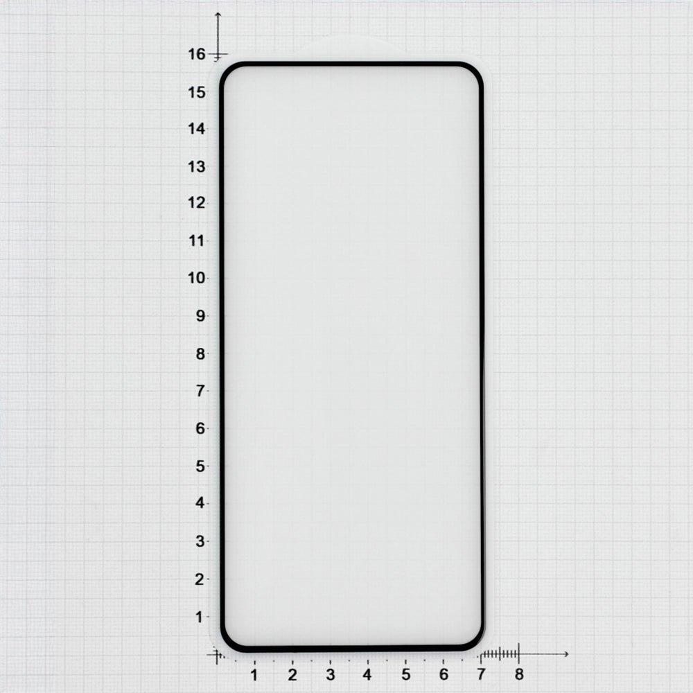 Gehärtetes Glas Mocolo TG+ Full Glue für Oppo Reno 11F 5G, schwarzer Rahmen