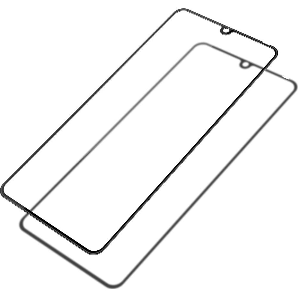 Gehärtetes Glas für Realme C63, Mocolo TG+ Full Glue, Schwarzer Rahmen