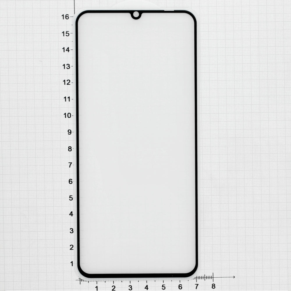 Gehärtetes Glas für Realme C63, Mocolo TG+ Full Glue, Schwarzer Rahmen