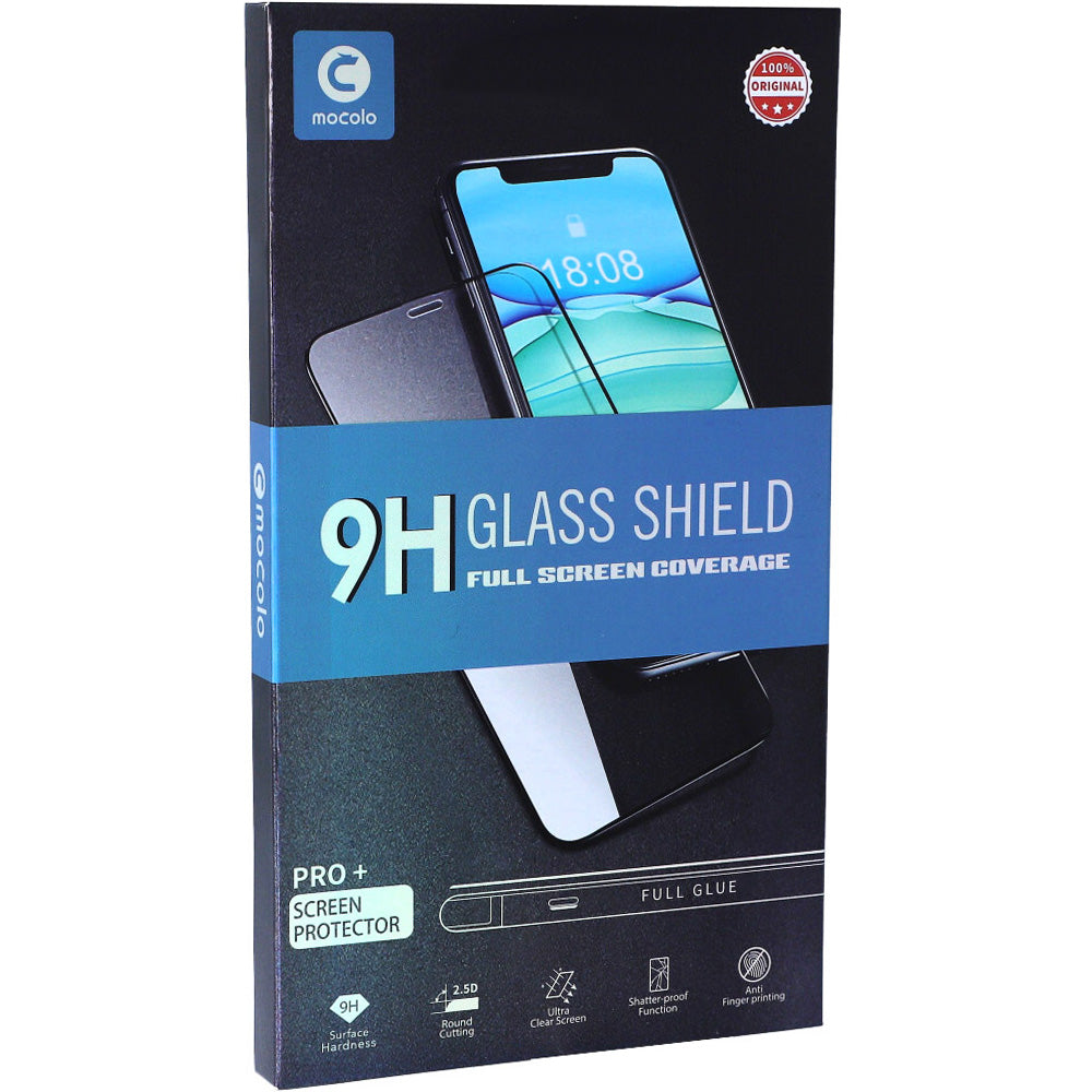 Gehärtetes Glas für Redmi Note 13 Pro 4G / Poco M6 Pro 4G, Mocolo TG + Full Glue, Schwarzer Rahmen