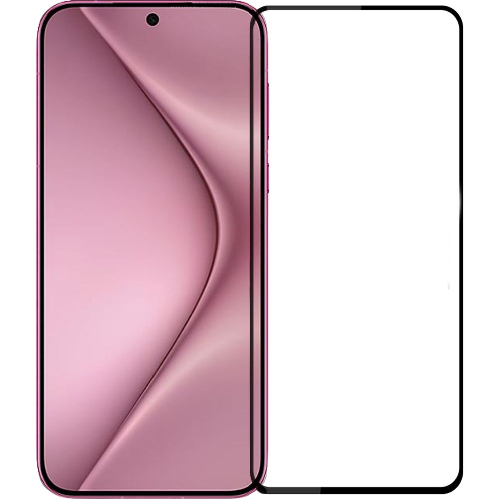 Gehärtetes Glas für Huawei Pura 70, Mocolo TG+ Full Glue, schwarzer Rahmen