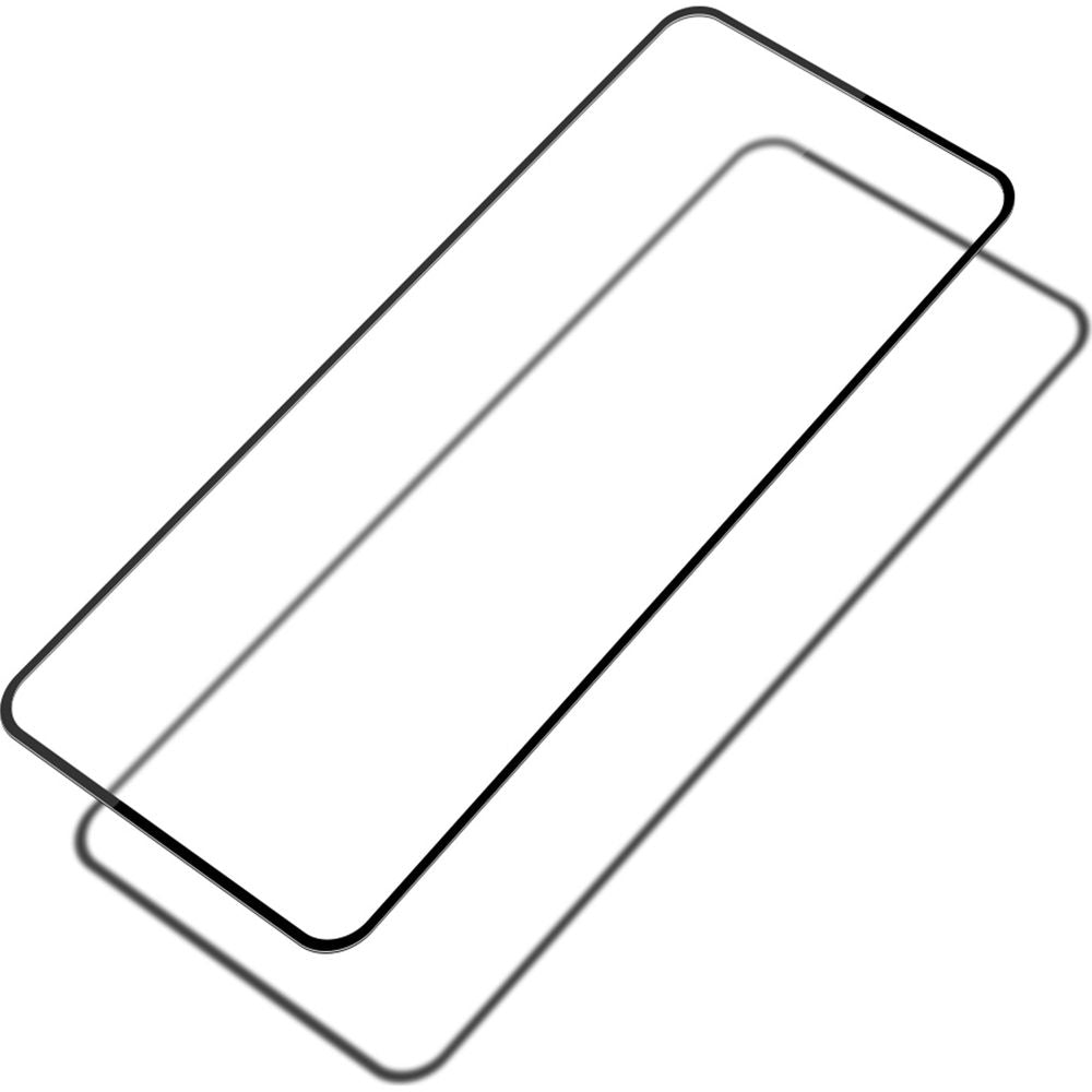 Gehärtetes Glas für Xiaomi POCO F6, Mocolo TG+ Full Glue, schwarzer Rahmen