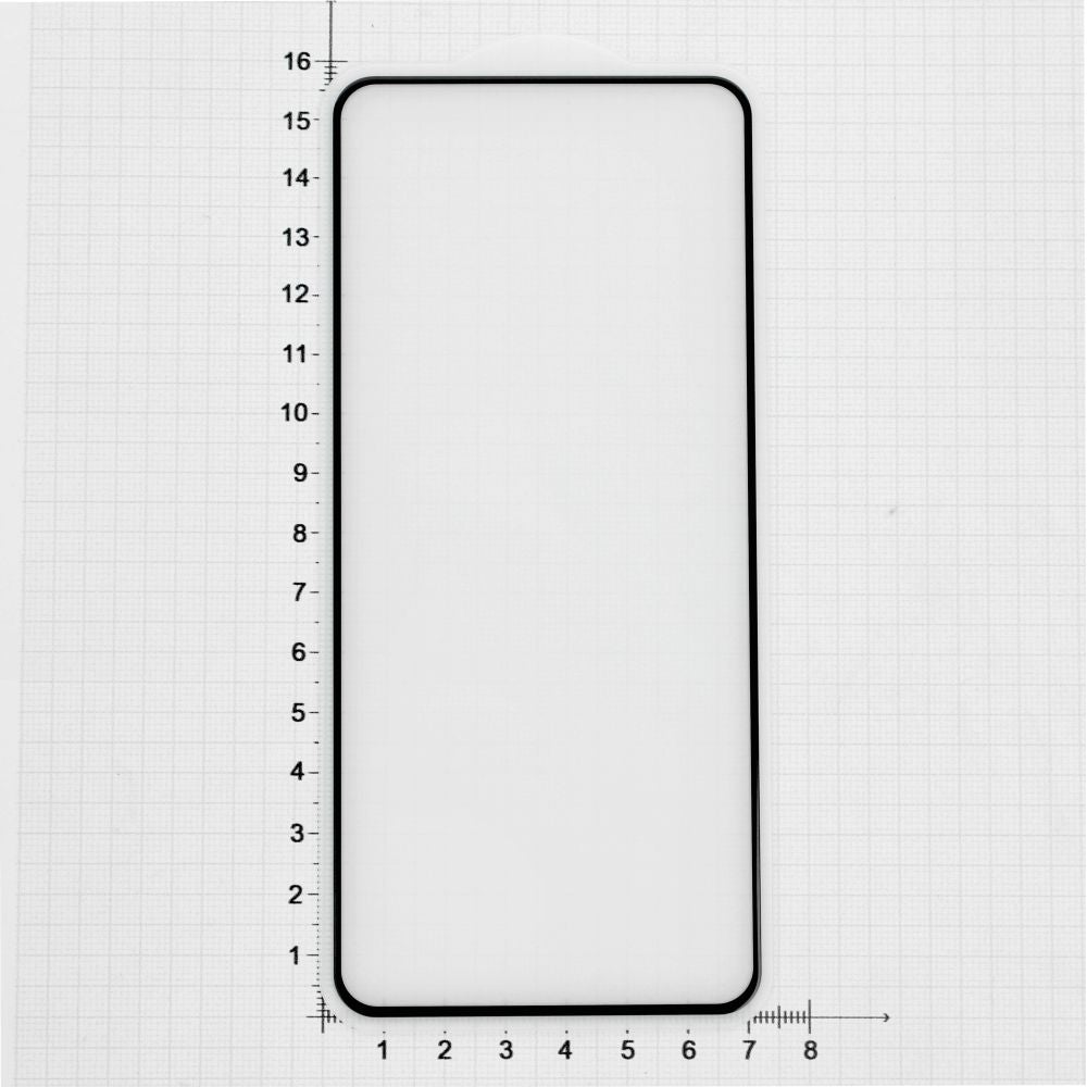 Gehärtetes Glas für Xiaomi POCO F6 Pro, Mocolo TG+ Full Glue, schwarzer Rahmen