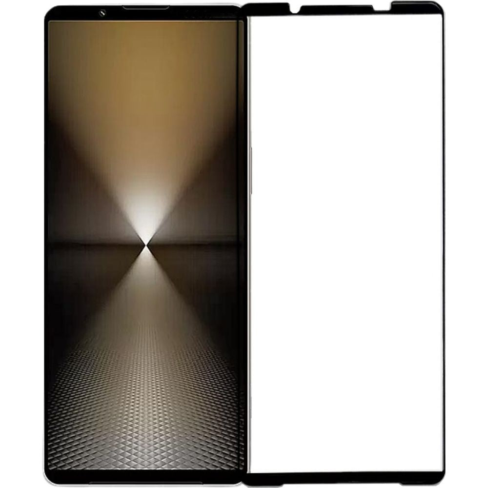 Gehärtetes Glas für Xperia 1 VI, Mocolo TG+ Full Glue, schwarzer Rahmen