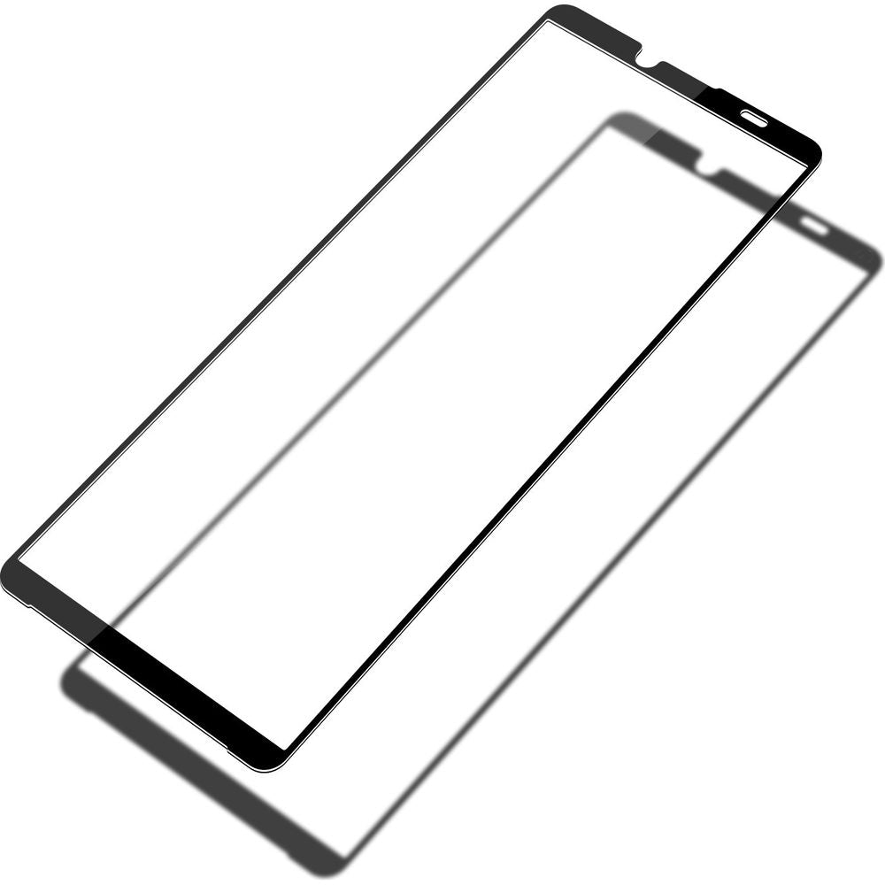 Gehärtetes Glas für Xperia 10 VI, Mocolo TG+ Full Glue, schwarzer Rahmen