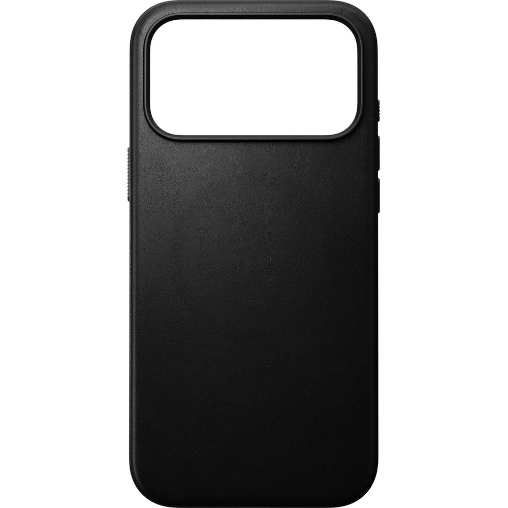 Handyhülle aus Naturleder für iPhone 18 Pro Max / 17 Pro Max, Nomad Modern Leather Case mit MagSafe, Schwarz (4/6)