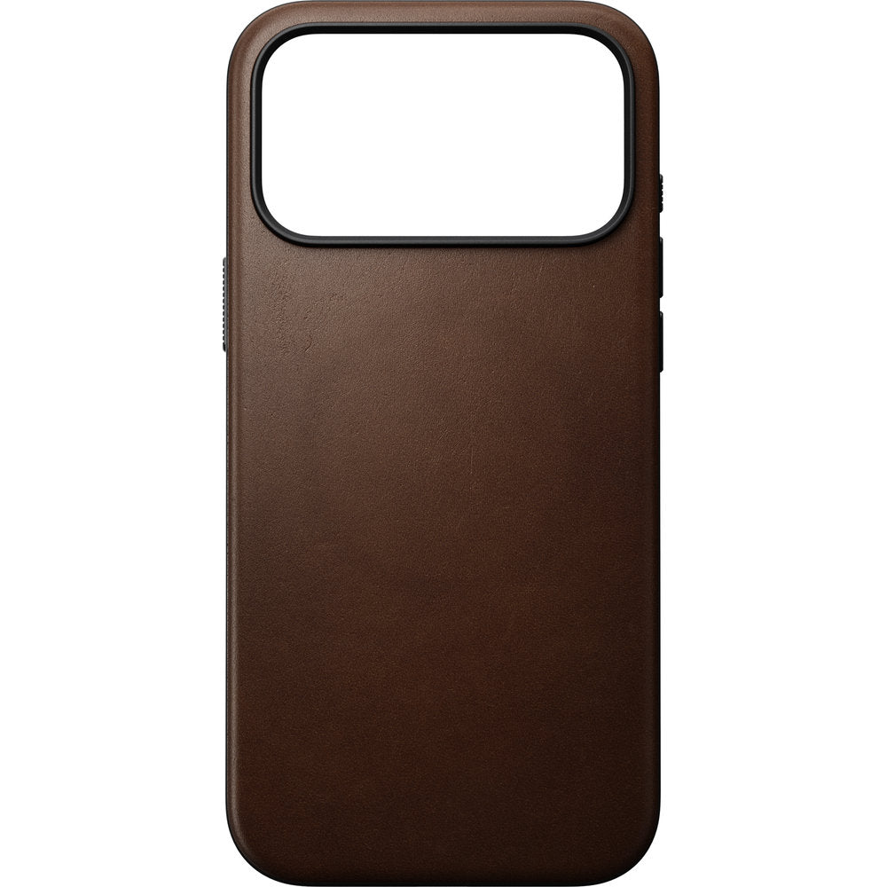 Handyhülle aus Naturleder für iPhone 18 Pro Max / 17 Pro Max, Nomad Modern Leather Case mit MagSafe, Braun (4/6)