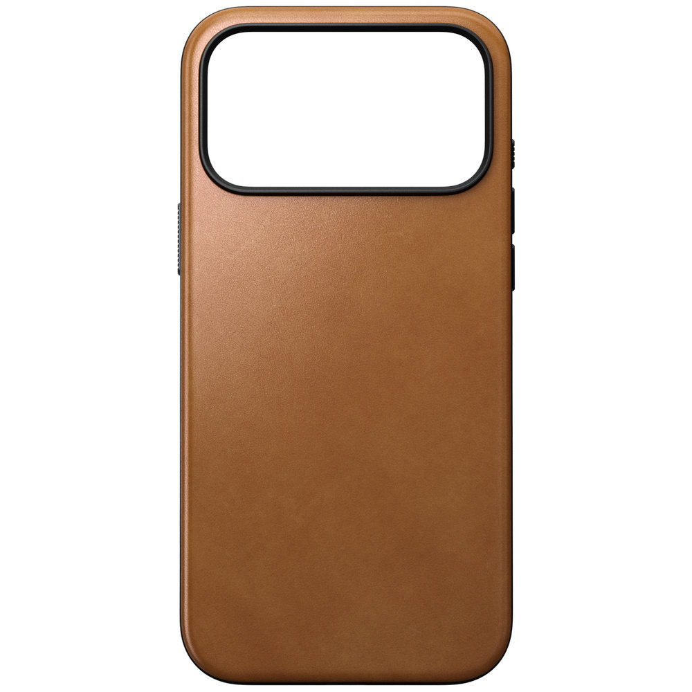 Handyhülle aus Naturleder für iPhone 18 Pro Max / 17 Pro Max, Nomad Modern Leather Case mit MagSafe, Hellbraun (2/6)