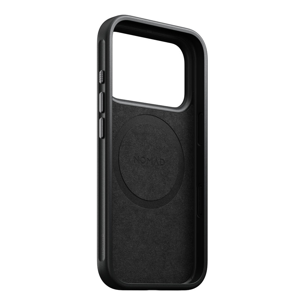 Handyhülle aus Naturleder für iPhone 18 Pro / 17 Pro, Nomad Modern Leather Case mit MagSafe, Braun (3/6)