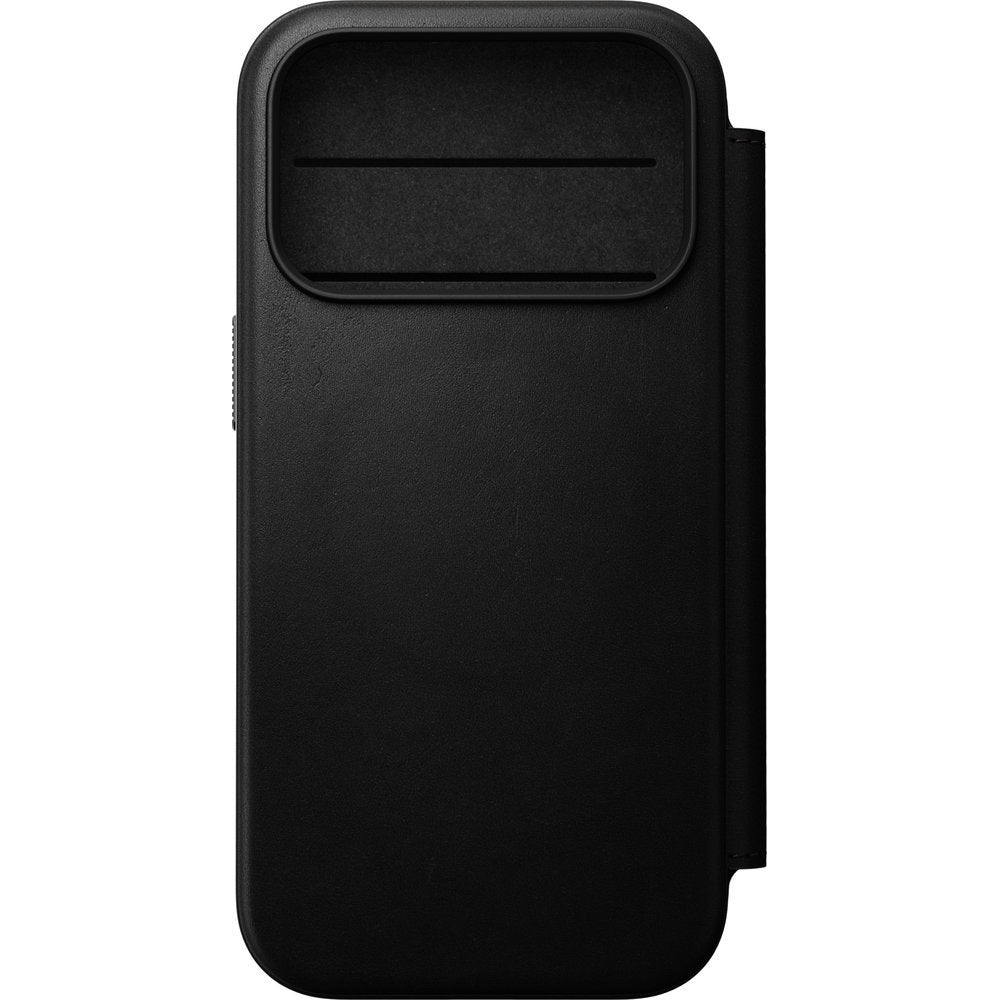 Handyhülle mit Klappe für iPhone 18 Pro / 17 Pro, Nomad Modern Leather Folio mit MagSafe, Schwarz (7/9)