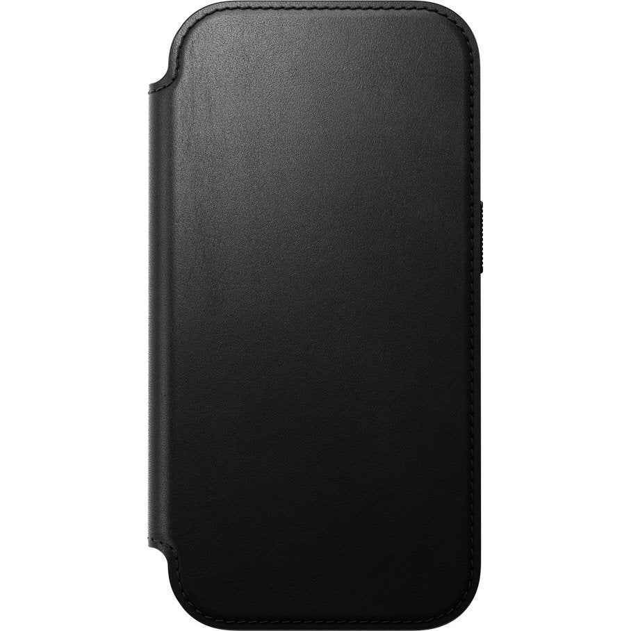 Handyhülle mit Klappe für iPhone 18 Pro / 17 Pro, Nomad Modern Leather Folio mit MagSafe, Schwarz (8/9)