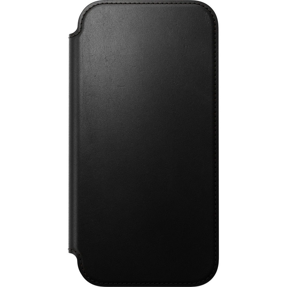 Handyhülle mit Klappe für iPhone 18 Pro Max / 17 Pro Max, Nomad Modern Leather Folio mit MagSafe, Schwarz (4/9)