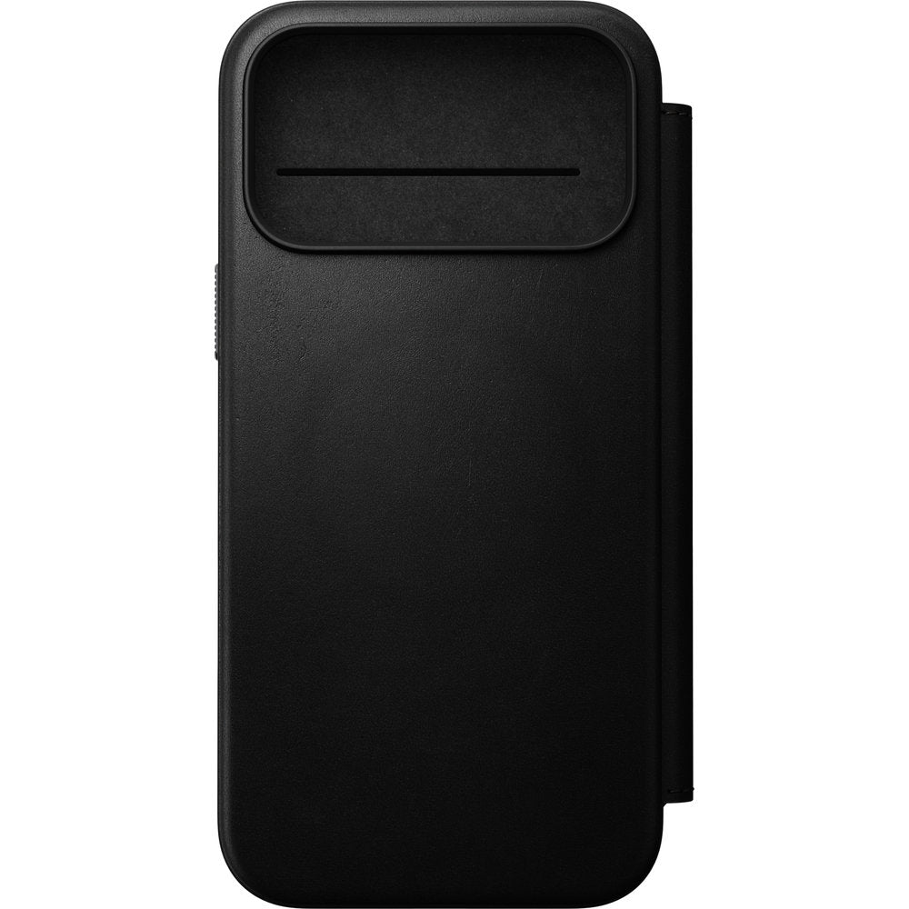 Handyhülle mit Klappe für iPhone 18 Pro Max / 17 Pro Max, Nomad Modern Leather Folio mit MagSafe, Schwarz (7/9)