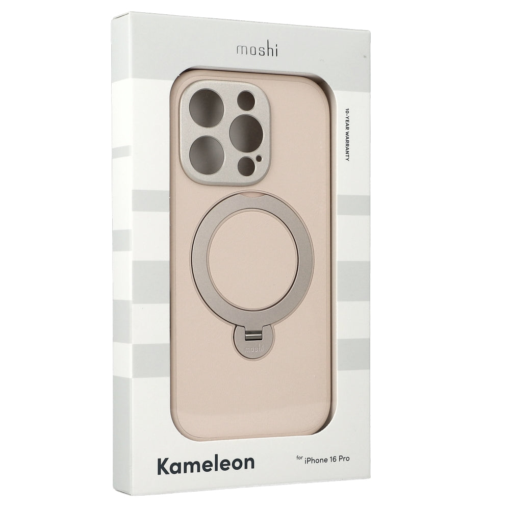 Schutzhülle für iPhone 16 Pro für MagSafe, Moshi Kameleon, Rosa