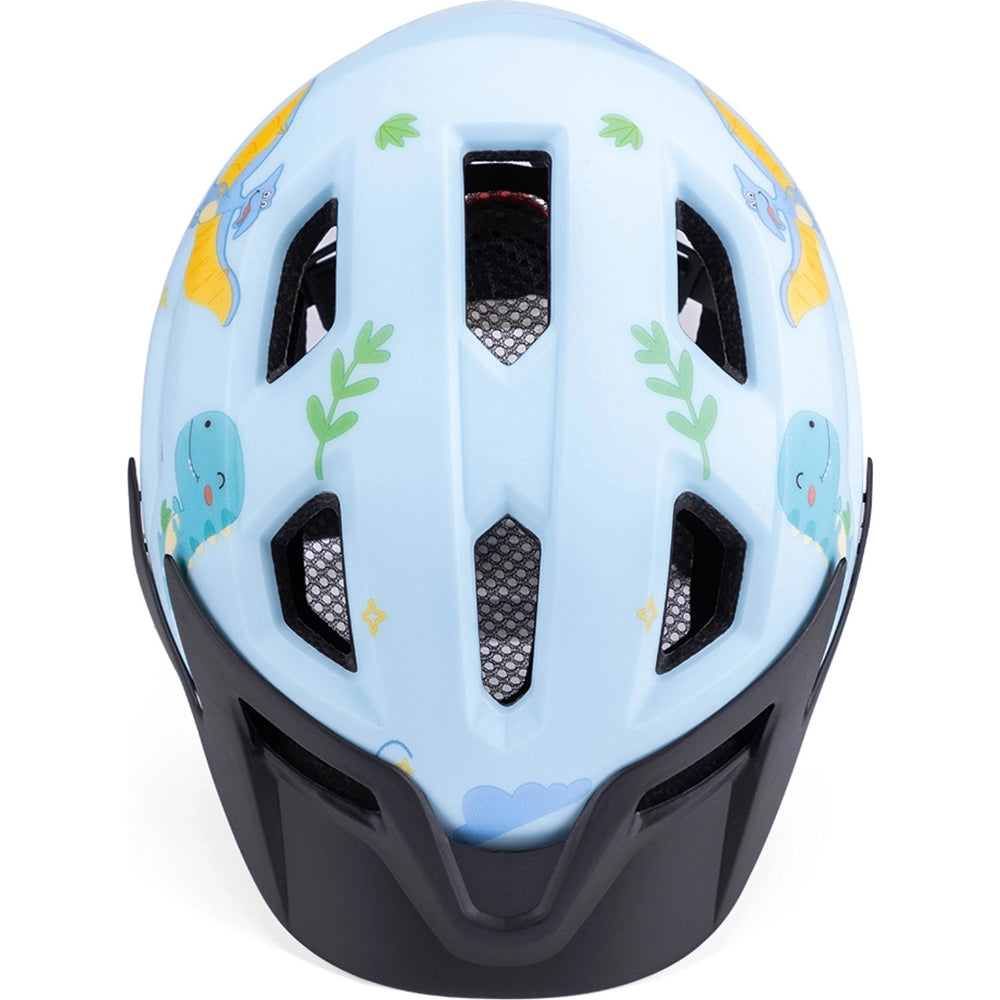 MTB-Kinderhelm Wozinsky HT-45JS mit abnehmbarem Schirm, 52-56 cm, Blau
