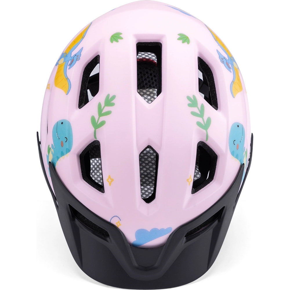MTB-Kinderhelm Wozinsky HT-45RS mit abnehmbarem Schirm, 52–56 cm, Rosa